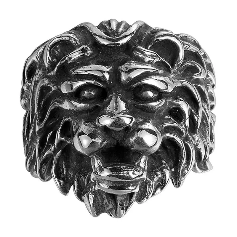 Maya Engagement Ring Big Lion Ring Men Bijoux Mayar1 2 4