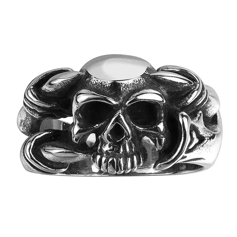 Maya Rings Cranial Silver Head Ring Men Joias Mayar1 9 4