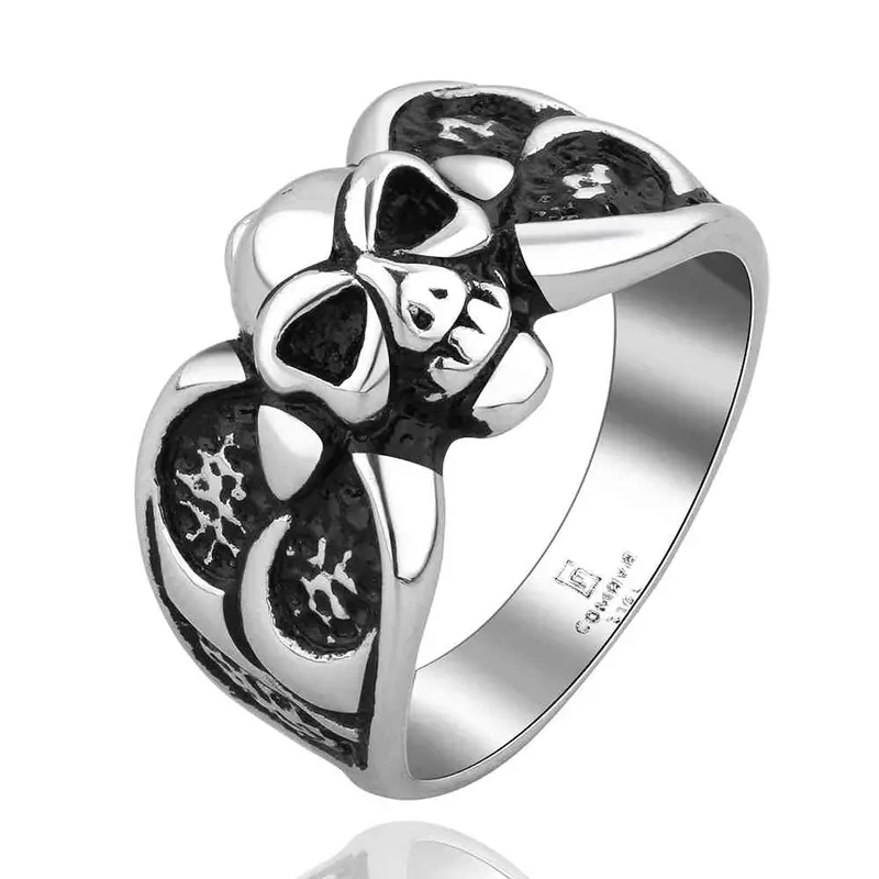 Maya Stainless Steel Ring Small Skull Bague Femme Jewelry Mayar  9 1