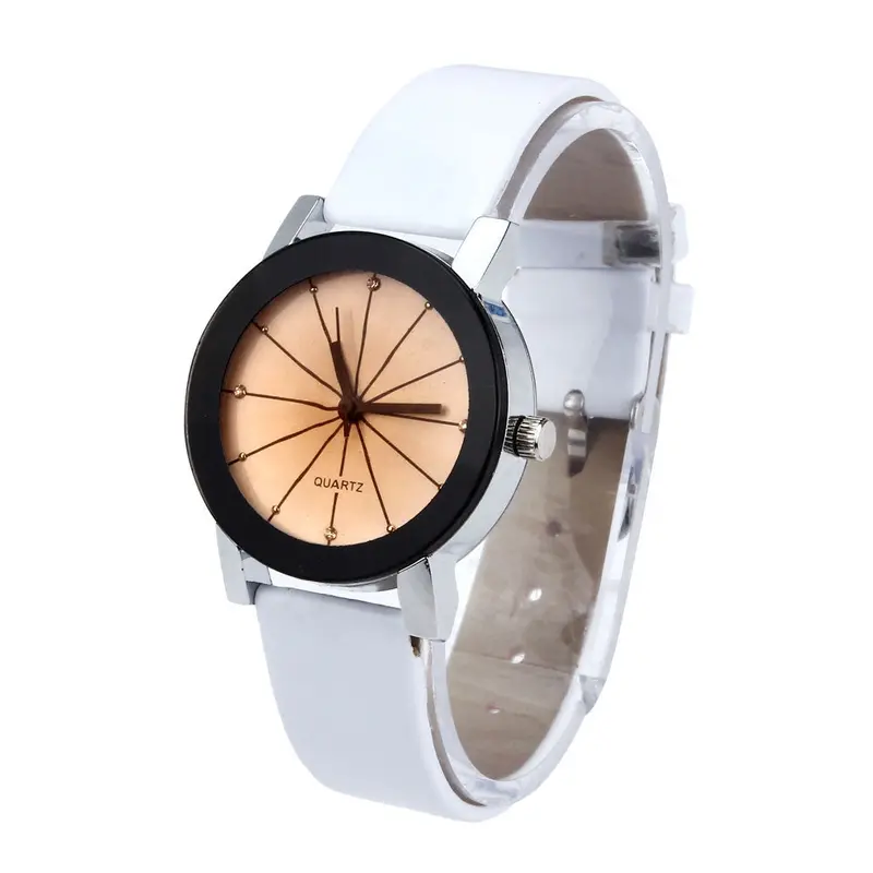 Men And Women Watch Lover Couple Watches Casual Sport Quartz Clock Leather Wrist Watch Super Deal Best Gift 2
