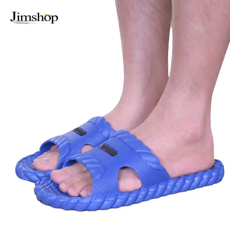 Men Bathroom Shoes Sandals Slipper Indoor Home Slippers 2