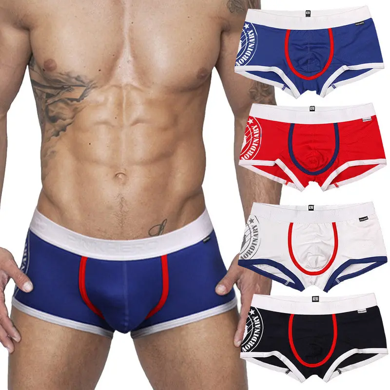 Men Boxers Man Sexy Underpants Underwears For Men Solid Boxer Man Cueca Plus Size Xxl 6