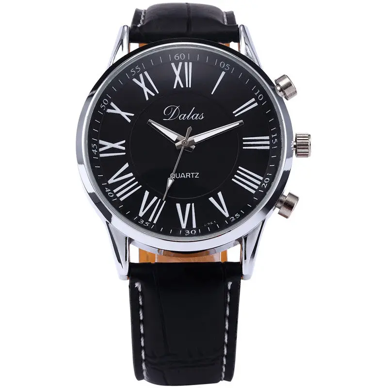 Men Casual Watches Sports Leather Watch Men's Military Watch Wristwatch Clock Relogio Masculino Hombre Montre 2