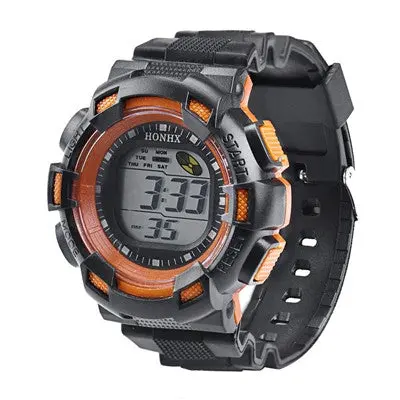 Men Digital Watches Military Army Led Alarm Date Rubber Band Clock Watch Relogio Masculino 6