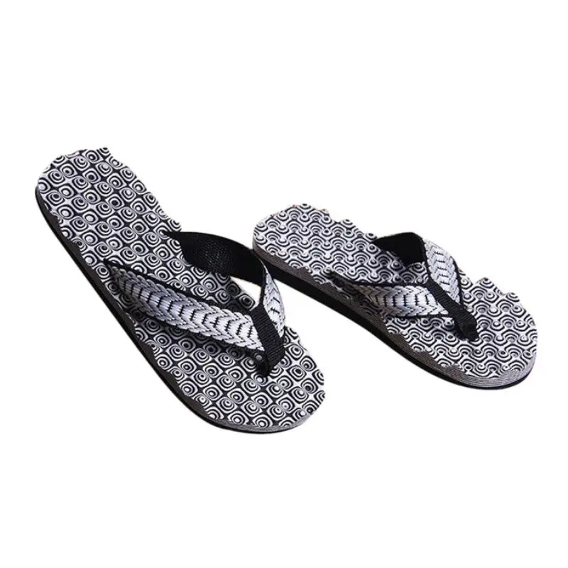 Men Flip-Flops Slippers Shoes Comfortable Massage Beach Sals Home Beach Slipper Indoor Flat Shoes 1