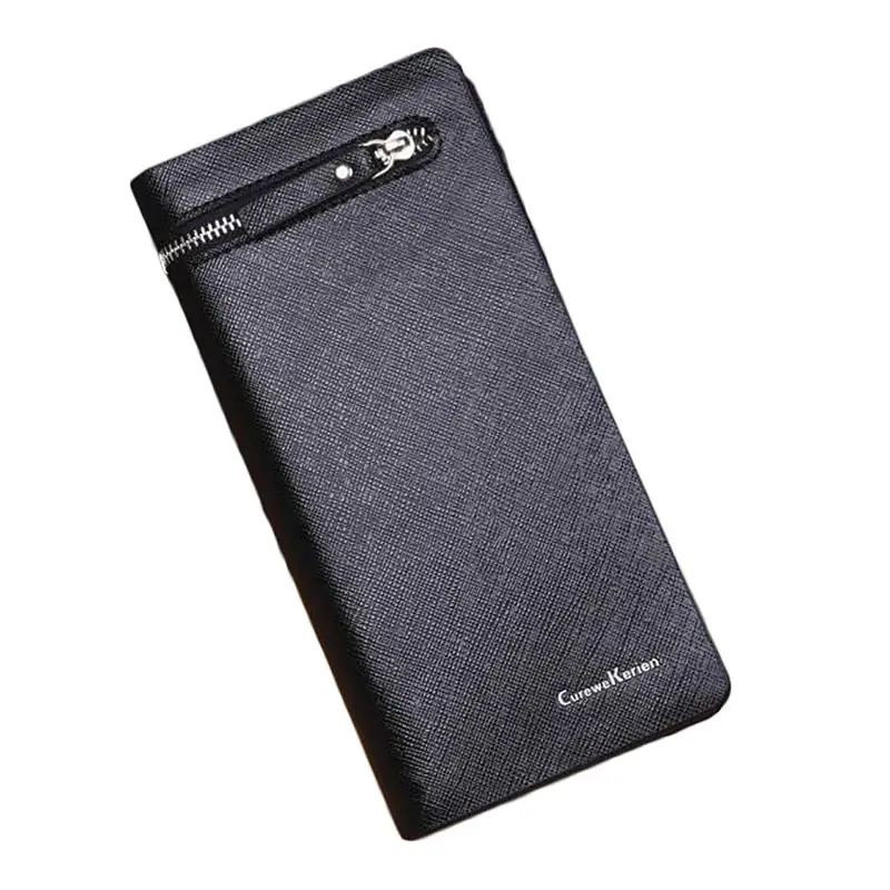 Men Leather Card Cash Receipt Holder Organizer Wallet Purse 3 Colors 1