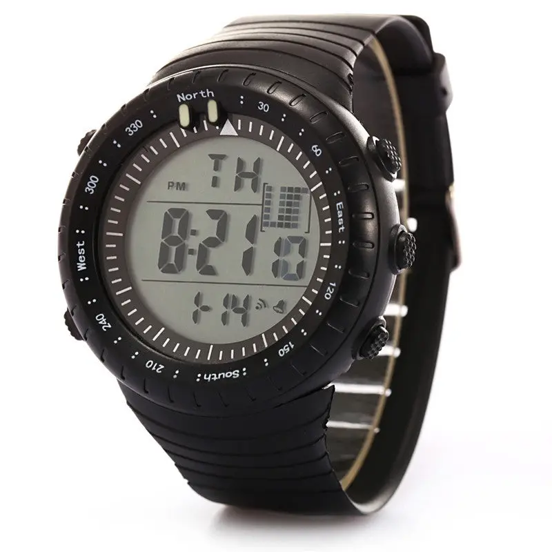 Men Led Digital Date Sport Military Rubber Quartz Watch Alarm Waterproof Relogio Masculino Feida 1