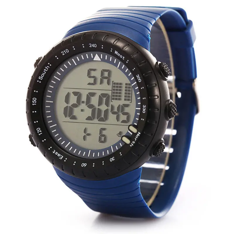 Men Led Digital Date Sport Military Rubber Quartz Watch Alarm Waterproof Relogio Masculino Feida 2