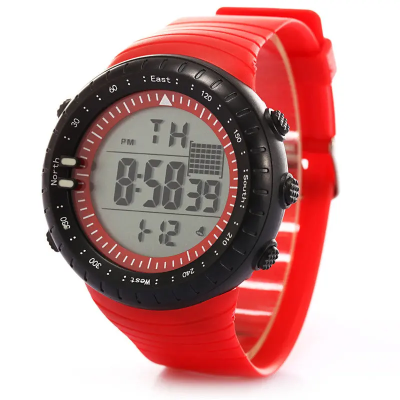 Men Led Digital Date Sport Military Rubber Quartz Watch Alarm Waterproof Relogio Masculino Feida 4