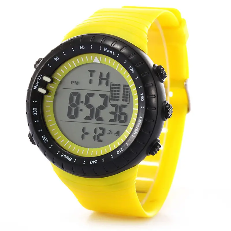 Men Led Digital Date Sport Military Rubber Quartz Watch Alarm Waterproof Relogio Masculino Feida 5