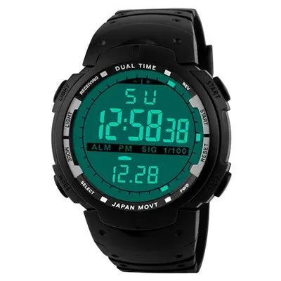 Men Led Digital Watches Date Military Army Rubber Top Luxury Watch Alarm Clock Relogio Masculino 1