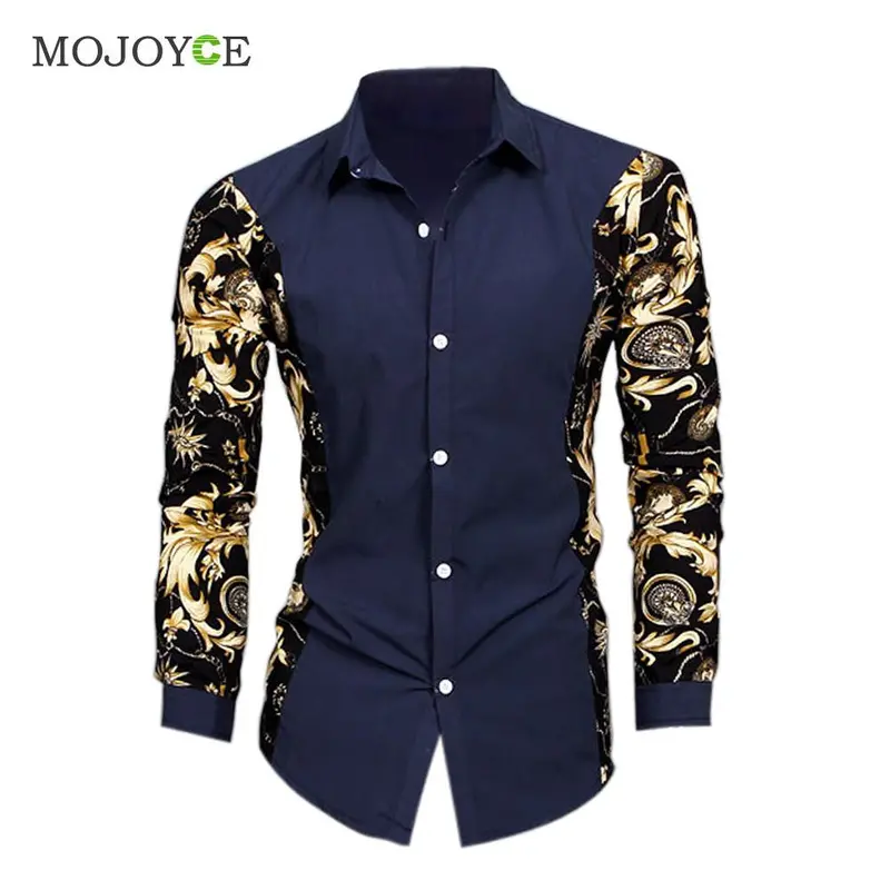 Men Luxury Slim Fit Stylish Casual Long Sleeve Dress Shirts Top Mens Dress Shirt Fashion Shirts For Men 1