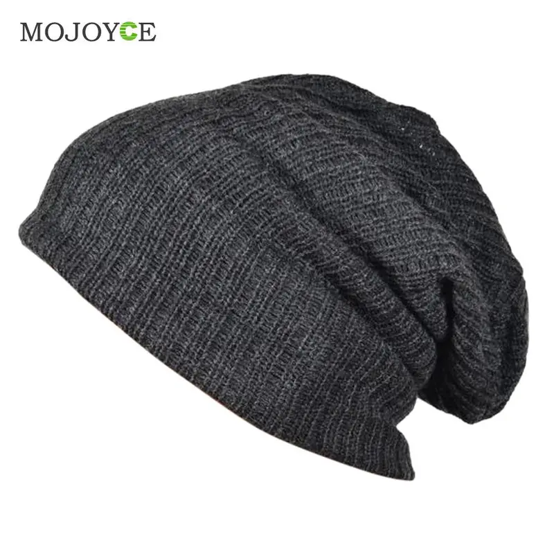 Men Slouch Slouchy Beanie Knit Skull Snowboard Cap Unisex Mens Beanie Ladies Ski Skull Cap Gorras Planas 1