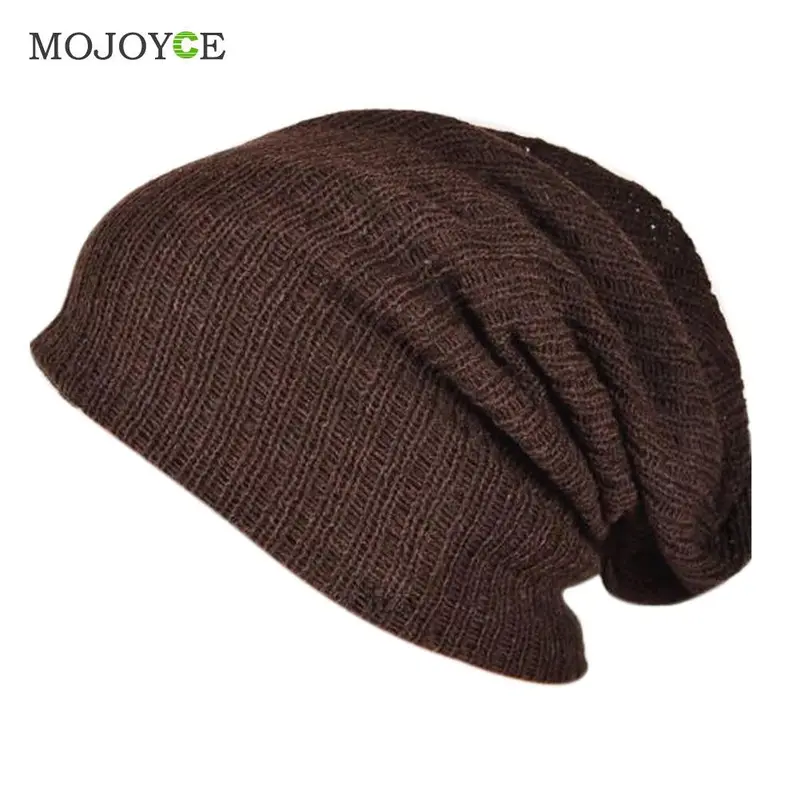 Men Slouch Slouchy Beanie Knit Skull Snowboard Cap Unisex Mens Beanie Ladies Ski Skull Cap Gorras Planas 4