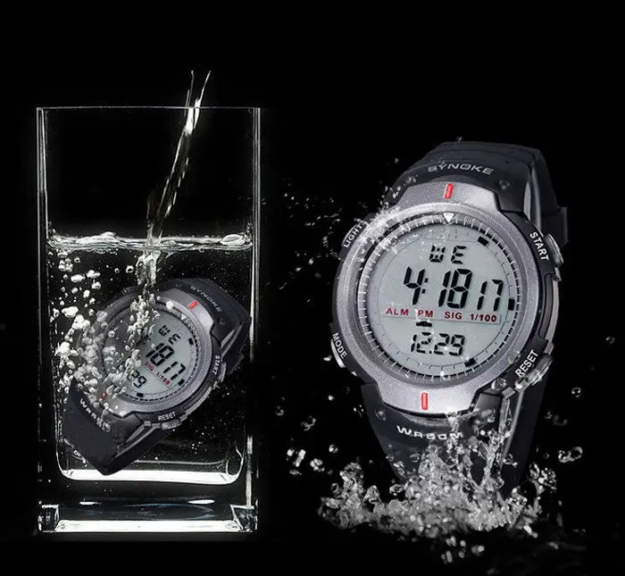 Men Sport Watches Led Electronic Digital Watch Waterproof Outdoor Dress Wristwatches Military Watch 1