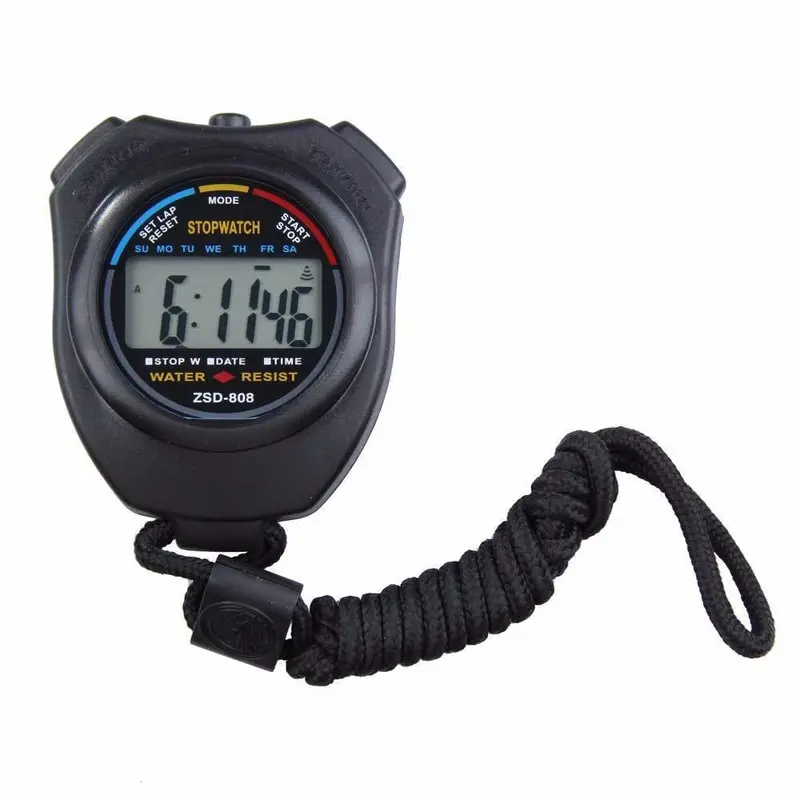 Men Sports Watches Digital Professional Handheld Lcd Chronograph Sports Stopwatch Stop Watch Feida 1