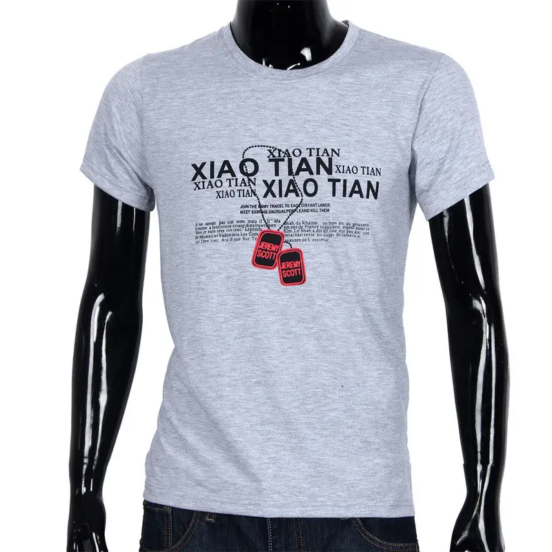 Men T Shirt Fashion Comfort Short Sleeve Mens Tops Printing T-Shirts Solid Color T Shirts Men Homme 3 Colors 6
