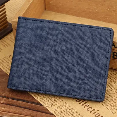 Men Wallets Famous Pu Leather Wallet Men Card Holder Coin Pocket Short Vintage Design Wallet Purse For 1