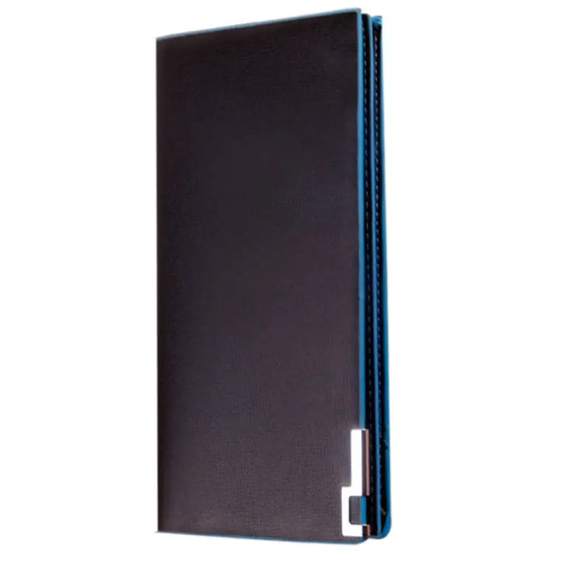 Men Wallets Long Thin Wallet Money Purses Flip Up Wallet 1