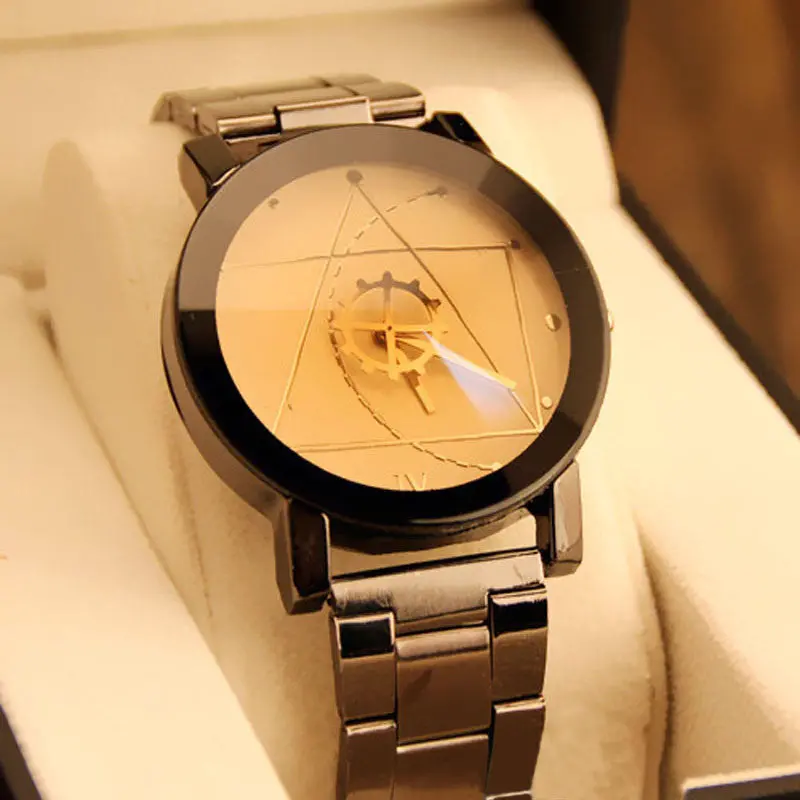Men Watch Stainless Steel Relogio Masculino Bracelet Watch Quartz Wrist Watches Gift Erkek Saat Wristwatches Feida 2