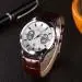 Men Watch Top Luxury Military Army Relogio Masculino Pu Leather Date Analog Wrist Watch Clock 2