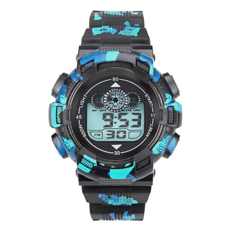 Men Watches Led Digital Alarm Date Rubber Army Watch Waterproof Sport Wristwatch Famous Relogio Masculino 1