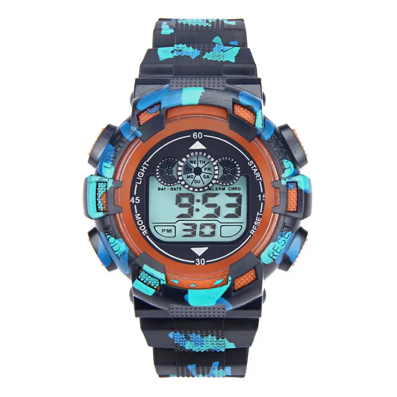 Men Watches Led Digital Alarm Date Rubber Army Watch Waterproof Sport Wristwatch Famous Relogio Masculino 3