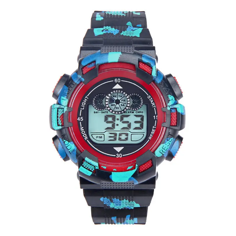 Men Watches Led Digital Alarm Date Rubber Army Watch Waterproof Sport Wristwatch Famous Relogio Masculino 4