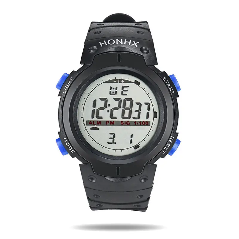 Men Watches Led Digital Clock Stopwatch Date Rubber Top Luxury Wrist Watch Relogio Masculino Montre 2