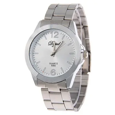 Men Watches Top Luxury Business Retro Design Clock Pu Leather Band Analog Watch Relogio Masculino 2