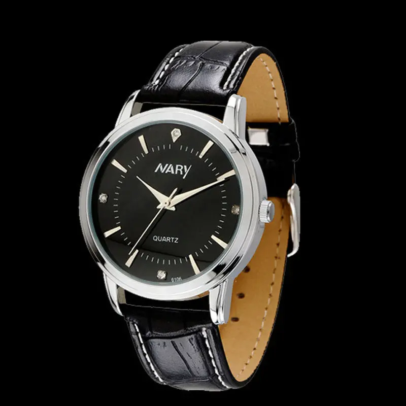 Men Watches Top Luxury Leather Strap Watches Business Casual Men Quartz Watch Full Steel Wristwatches Relogio 4