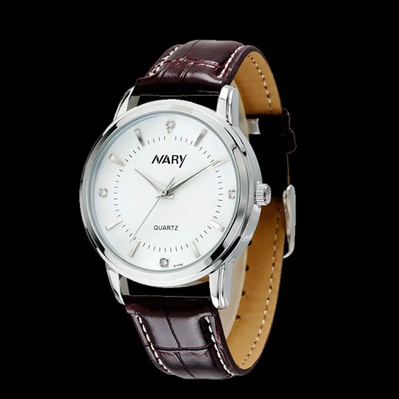 Men Watches Top Luxury Leather Strap Watches Business Casual Men Quartz Watch Full Steel Wristwatches Relogio 5