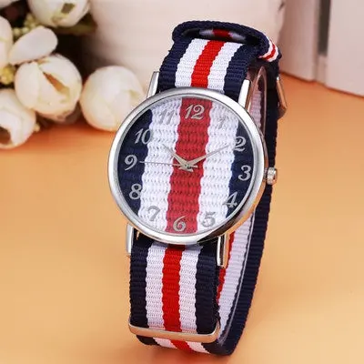 Men Watches Top Luxury Military Army Business Clock Canvas Band Analog Watch Relogio Masculino 3