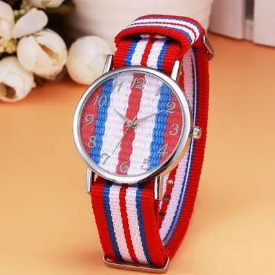 Men Watches Top Luxury Military Army Business Clock Canvas Band Analog Watch Relogio Masculino 5