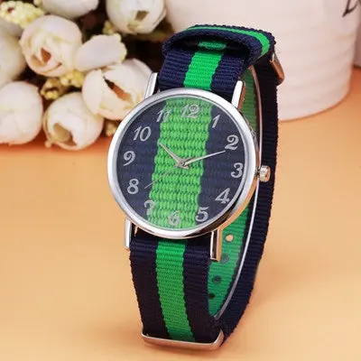 Men Watches Top Luxury Military Army Business Clock Canvas Band Analog Watch Relogio Masculino 6