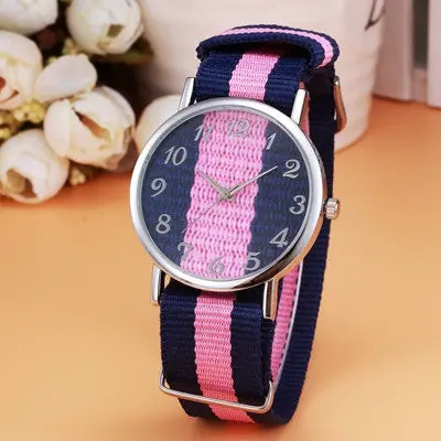 Men Watches Top Luxury Military Army Business Clock Canvas Band Analog Watch Relogio Masculino 8