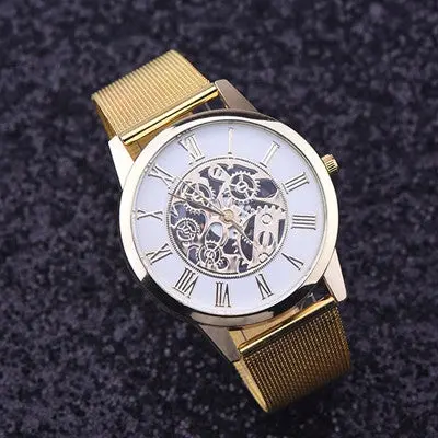 Men Watches Top Luxury Military Army Business Relogio Masculino Gold Stainless Steel Band Wrist Watch 1