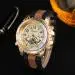 Men Watches Top Luxury Military Army Business Watch Analog Quartz Pu Leather Wrist Relogio Masculino 4