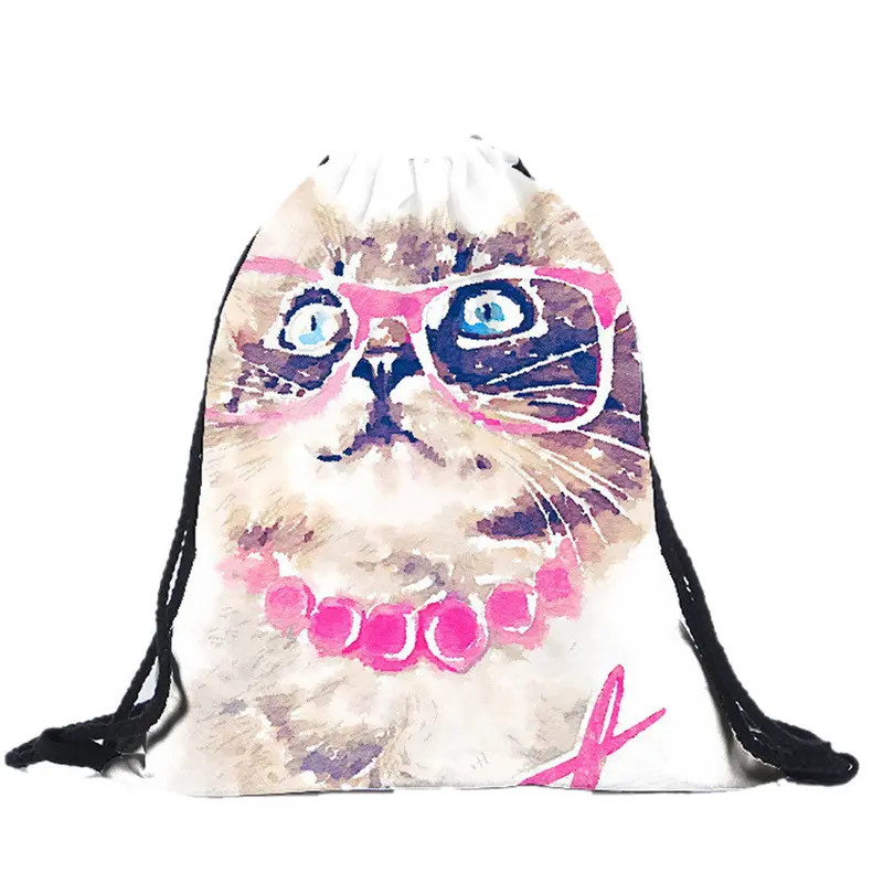 Men Women Backpack 3D Printing Backpack For Girls Beam Por Drawstring Backpacks Girl Bag Mochila Mujeres Femmes Bag 1