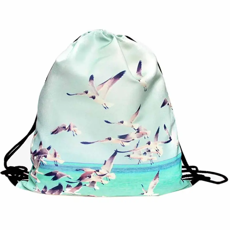 Men Women Backpack Emoji 3D Printing Backpack For Girls Drawstring Backpacks School Bag Travel Bags Mochila 2