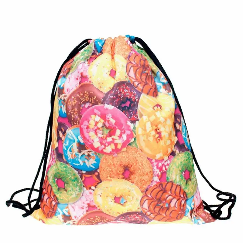 Men Women Backpack Emoji 3D Printing Cat Backpack For Girls Drawstring Bag School Backpacks Travel Bag 1