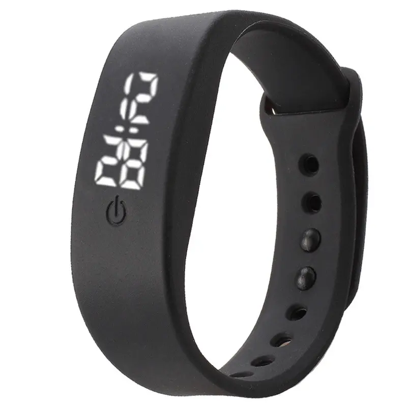 Men Women Casual Rubber Led Watch Date Sports Bracelet Digital Wrist Watch Watches Gift Relogio Masculino Gift Feida 1