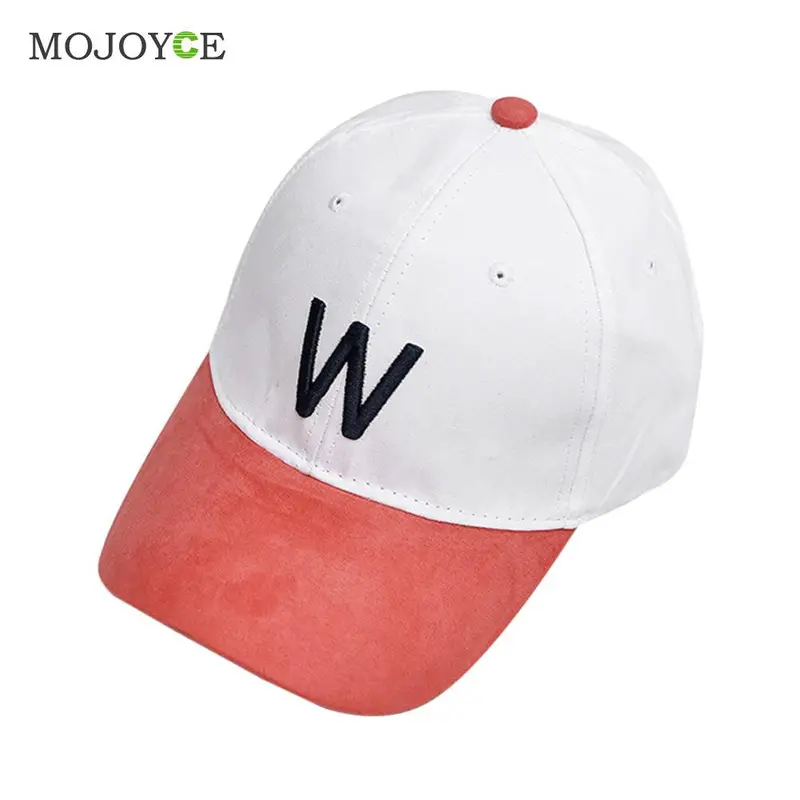 Men Women Strapback Snapback Baseball Cap Adjustable Trucker Curved Hat Women Men Faux Suede Brim Plain Blank Snapback Cap 2