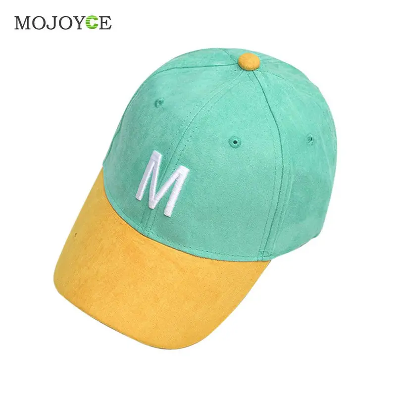 Men Women Strapback Snapback Baseball Cap Adjustable Trucker Curved Hat Women Men Faux Suede Brim Plain Blank Snapback Cap 5