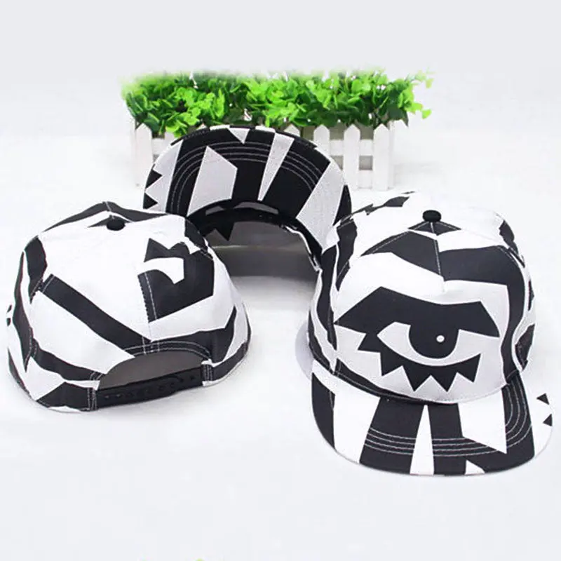Men Women Unisex Bboy Adjustable Snapback Baseball Hat Hip Hop Cap 2