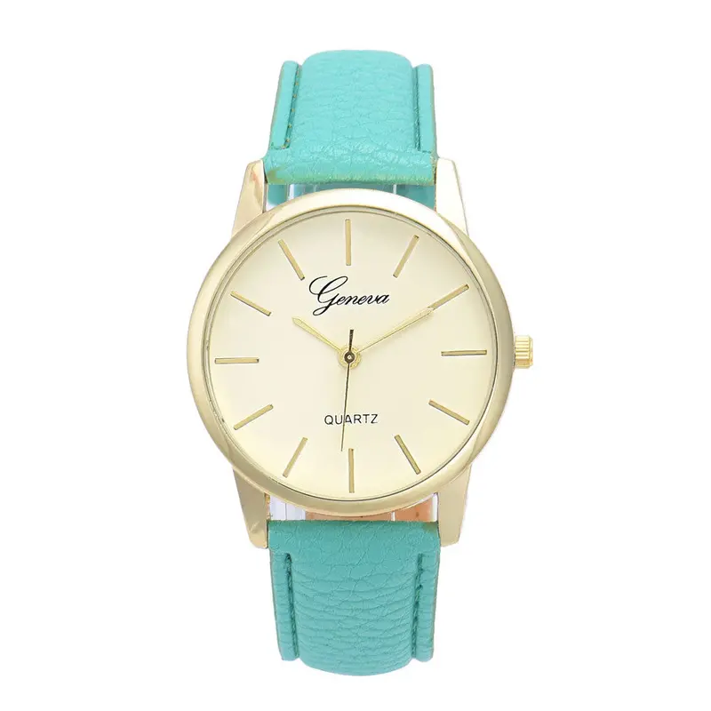 Men Women Watch Simple Watches Leather Analog Quartz Wrist Watch Ladies Dress Reloj Hour 2
