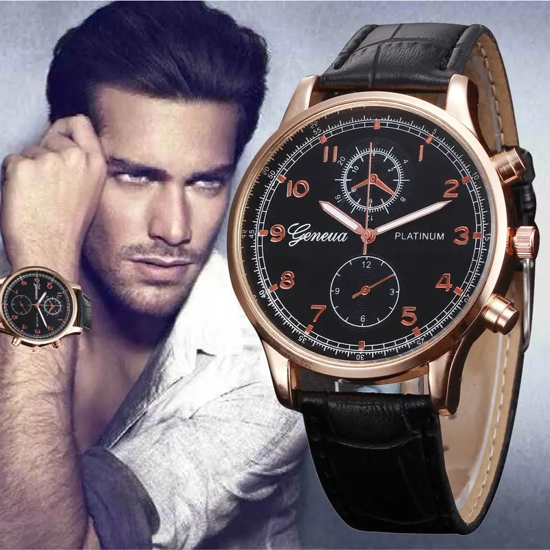 Men Womens Watches Luxury Watch Retro Design Leather Band Analog Alloy Wrist Watch Clock Relojes Mujer Montre Feida 1