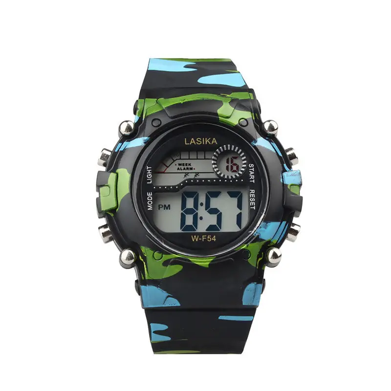 Men's Boys Digital Analog Quartz Alarm Date Sports Watch Casual Multifunctional Clock Wristwatch & 2