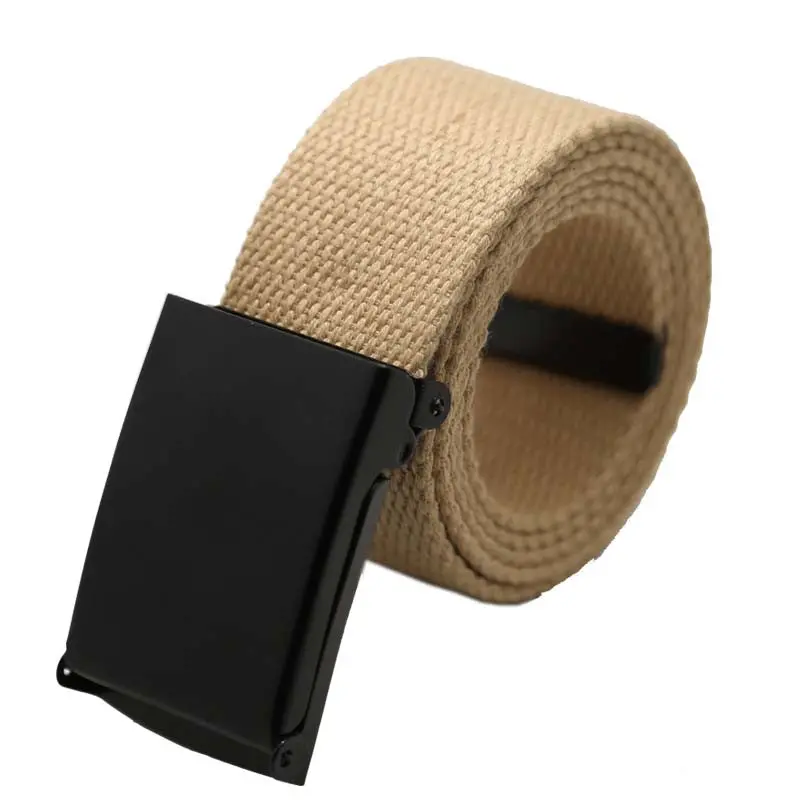 Men's Canvas Belt Buckle Military Belt Army Tactical Belts For Men Strap 3
