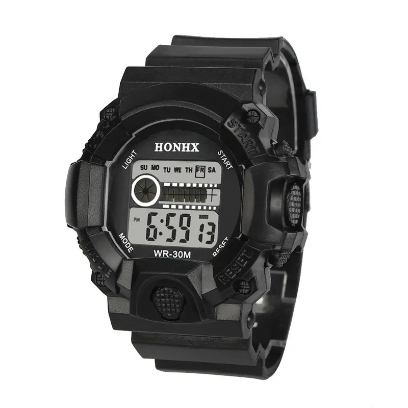 Mens Digital Led Watches Top Luxury Military Army Business Alarm Date Wrist Watch Relogio Masculino 1